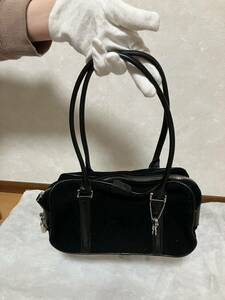 【美品】アニエスベー　agnes b.　ハンドバッグ　BAG　ブラック　黒