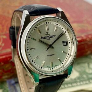 【動作良好】★送料無料★ ジャガールクルト Jaeger Lecoultre メンズ腕時計 シルバー 自動巻き ヴィンテージ アンティークの画像3