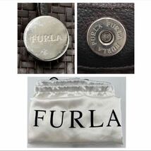 1円【極美品・入手困難品】定価10万円 フルラ FURLA 編み込み トートバッグ ビジネス A4 ブラウン 茶 メンズ 通勤 通学 大容量_画像10