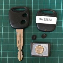 DA15638ダイハツ 灰黒基盤 黒ボタン 純正 キーレス 2ボタン ミラ ミラジーノ L700S ネイキッド L760S ムーヴ コペン マックス等 リモコン_画像2