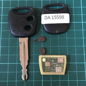 DA15598ダイハツ 白基盤 茶ボタン 純正 キーレス 2ボタン ミラ ミラジーノ L700S ネイキッド L760S ムーヴコペン マックス等 リモコン