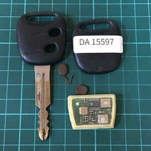 DA15597ダイハツ 白基盤 茶ボタン 純正 キーレス 2ボタン ミラ ミラジーノ L700S ネイキッド L760S ムーヴコペン マックス等 リモコン