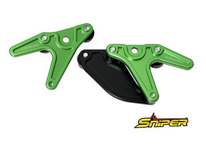 ZX-25R Z650RS NINJA650 Z650 レーシングスタンドフック 緑 スプロケットガード付 タイプC SNIPER スナイパー SP0099GR