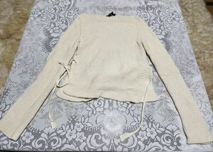 DIESEL diesel knitted sweater white beige lady's S