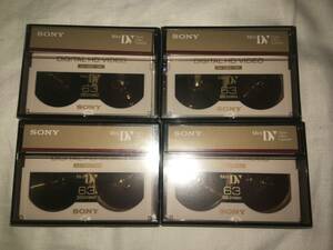 SONY ソニー MiniDV デジタル HD ビデオ フルHD 1080 DVM63HD ミニDVカセット 4本セット