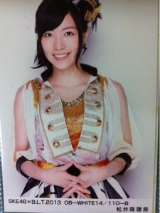 SKE48×B.L.T 2013 08 WHITE 松井珠理奈 白 B 写真