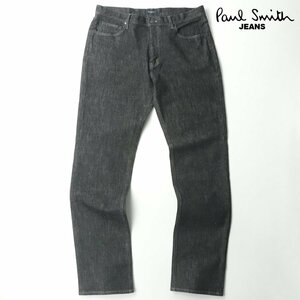 極美品 PAUL SMITH JEANS ポールスミス ジーンズ 553907 ブラックデニム ストレートパンツ W40 JP:2XL メンズ【相場価格￥22,000-】