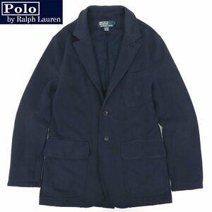 相場価格￥26,400- 正規品 美品 Polo BY Ralph Lauren ラルフローレン ビックポニー スウェット 3つボタン テーラードジャケット S メンズ