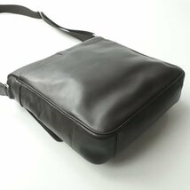 美品 COACH コーチ 70300 レキシントン 牛革レザー メッセンジャー ショルダーバッグ ブラウン 茶 クロスボディ【相場価格￥86,900-】_画像4