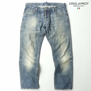 美品 イタリア製 DSQUARED2 ディースクエアード ヴィンテージ加工 デニムパンツ 50 JP:XL ジーンズ【相場価格￥106,600-】-