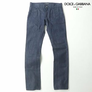 美品 イタリア製 DOLCE＆GABBANA ドルチェ＆ガッバーナ 14 スリム スキニー デニムパンツ 44 JP:S ジーンズ【相場価格9万円 】