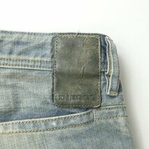 美品 イタリア製 DIESEL ディーゼル ブルーアイコン BRADDOM 0888P ヴィンテージ加工 スリム デニムパンツ W34 JP:L【相場価格￥40,950-】_画像5