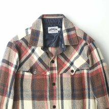 【ラブジェネチェック！】美品 日本製 A BATHING APE アベイシングエイプ CHECK FLANNEL SHIRT 肉厚 ネルシャツ XXL/2XL【定価￥27,280-】_画像2