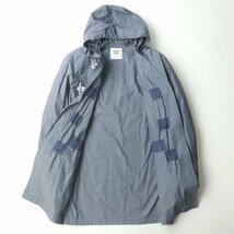 美品 日本製 Mr.GENTLEMAN ミスタージェントルマン 14SS スプリングコットン ダッフルコート 青紺 XL 【相場価格￥42,000-】_画像3