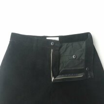 美品 イタリア製 ジョルジオ アルマーニ EMPORIO ARMANI コーデュロイ トラウザーパンツ 黒 ブラック 46 JP:M【相場価格￥42,000-】_画像2