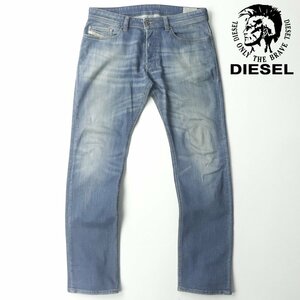 美品 DIESEL ディーゼル SAFADO 0RP36 REGULAR SLIM STRAIGHT ストレッチ デニムパンツ 33ｘ32 JP:L ジーンズ【相場価格￥32,400-】-