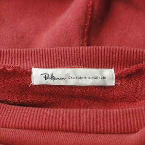 美品 日本製 on Herman ロンハーマン スウェットパーカ レッド 赤 M フーディー プルオーバー 裏パイル【相場価格￥29,090-】-の画像6