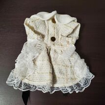 XSサイズ◆【ラスト1枚】犬服 ツイード レース 襟付き 上品 ワンピース 小型犬用 ドッグウェア 新品 ドレス 新作 高級感 リボン 春秋 清楚_画像6