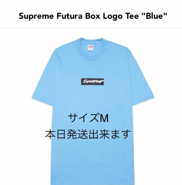 Supreme Futura Box Logo Tee "Blue