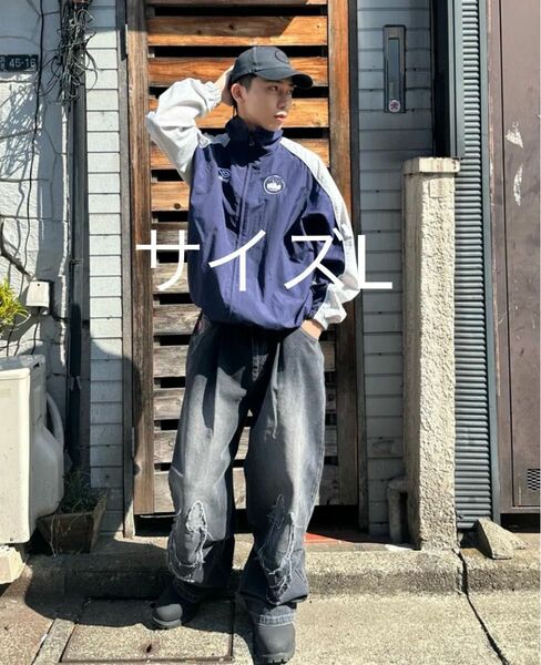 9090 × umbro City Logo Nylon Jacket