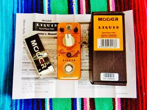 Mooer／ムーア―　Liquid／ リキッド・フェイザー　箱付の正規輸入品　アダプターは付属しません。 ノーダメージのUSED