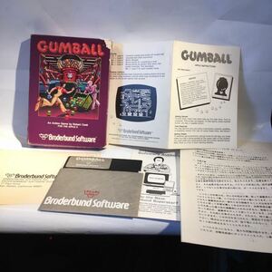 GUMBALL ガムボール　AppleⅡ版　5インチFD Broderbund Software社製