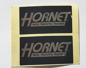 HORNET　ホーネット　カーセキュリティ　ステッカー　裏貼り　希少