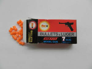 ★送料120円★GIANT MODEL GAN BULLETS&LUGER 7㎜ つづみ弾 (ルガー P.08 7ミリ ツヅミ弾) 50発