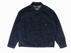 【XL】ユニクロ デニムジャケット ファースト 1st 457406 68 リンスブルー インディゴ ワンウォッシュ uniqlo denim trucker jacket