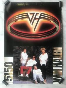 1986年　Van Halen ヴァン・ヘイレン 5150　ポスター　 A1サイズ　WARNER-PIONEER 【非売品】