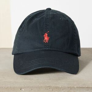 新品 POLO RALPH LAUREN ポロ ラルフローレンCLASSIC CAP クラシック キャップ 帽子 ブラック ベースボールキャップ