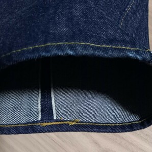 超Special１wash表記36×30ビッグE501リーバイスLevi'sオリジナルsタイプ ビンテージUSA製 デニムbigE (検505革パッチww2片面XX大戦66濃紺の画像7