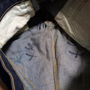 超Special１wash表記36×30ビッグE501リーバイスLevi'sオリジナルsタイプ ビンテージUSA製 デニムbigE (検505革パッチww2片面XX大戦66濃紺の画像8