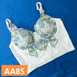 ダイアナ ロングブラジャー AA85 ブルー サックス USED　ブラジャー 補整 補正 【ポスト便無料】D1092