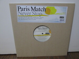 盤質A Never Stop (analog) Paris Match (ミズノマリ)　アナログレコード vinyl 