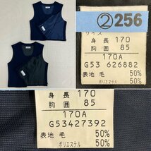 U502/S1082(中古)群馬県 高崎市立高松中学校 女子制服7点 /170A/M/W69/ブレザー/ベスト/ブラウス/夏冬スカート/紺/OLIVEdesOLIVE/卒業生品/_画像7