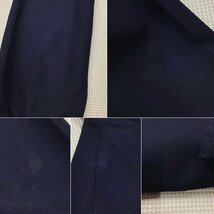 O540/(中古)広島・兵庫方面 女子制服3点 /校名不明/M/L/W64/丈65/セーラー/スカート/スカーフ/白3本/冬服/紺/学生服/中学校/高校/女子学生_画像6