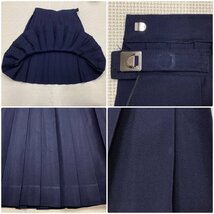 I480/Y(中古)福島県 小浜中学校 女子制服2点 /M/W64/合服セーラー/冬スカート/タイ/Lucky ROSE/白1本/夏服/合服/女子学生/学生服_画像9