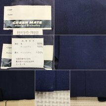 O551/T1003(中古)栃木県 宇都宮市立若松原中学校 女子制服4点 /旧制服/指定品/大きい/6/7/W78/ブレザー/ベスト/吊りスカート/タイ/卒業生品_画像7