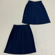 U550/S1113(中古)新潟県 内野中学校 女子制服6点 /旧制服/大きめ/170A/W72/W75/ブレザー/ブラウス/夏冬スカート/紐リボン/学生服/卒業生品/_画像4