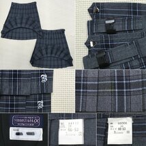 A599/S646(中古)埼玉県 武南高校 女子制服8点 /M/L/W66/ブレザー/セーター/ベスト/ブラウス/スカート/リボン/冬服/夏服/学生服/卒業生品_画像9