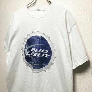 【神配色】US古着 00s BudLight ビールTシャツ