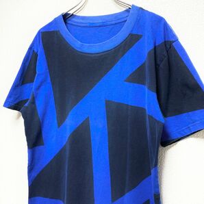 【グッドデザイン】デザインTシャツ ブラック ブルー