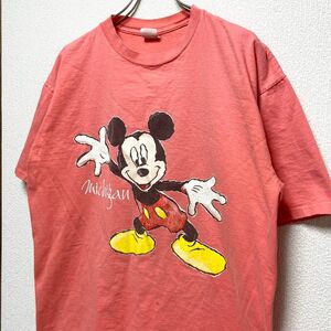 【レトロ】US古着 90s Disney Mickey デザインTシャツ