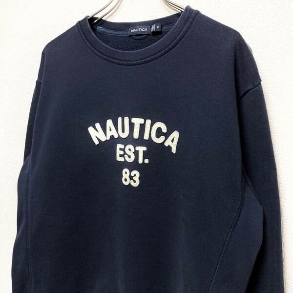 【おしゃれ&万能】US古着 00s NAUTICA デザインスウェット