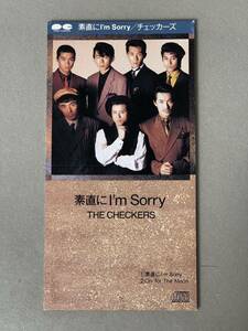 【初版 消費税表記無し】チェッカーズ『素直にI'm Sorry』 CDシングル 8cm