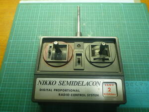 ニッコー ラジコン ランクル 1/10スケール NIKKO ラジオコントローラー プロポ 27.045ＭＨｚ・車体側デンソーパーツ・ ジャンク