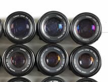 6 24点まとめ Canon キヤノン NewFD 50mm 28mm F2.8 F1.4 他 MFマニュアル 単焦点 標準 広角 レンズ まとめ まとめて 大量セット_画像3
