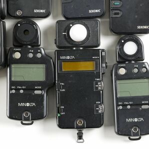 27 15点まとめ Canon Nikon MINOLTA SEKONIC ストロボ 露出計 まとめ まとめて 大量セットの画像6