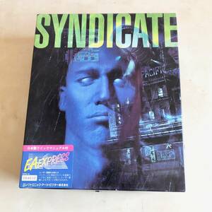 シンジケート SYNDICATE 3.5インチ IBM DOS/Ⅴ 未開封専用ミッション追加ディスク(アメリカン・リボルト)付